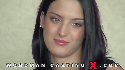 Hot girl takes two black guys