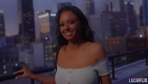 Sexy young lovers getting by his