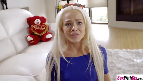 Hot blonde fucked by sexy girls