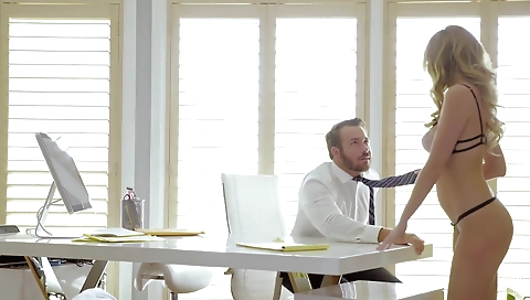 Mature couple fucks in the kitchen