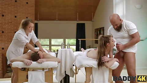 Sexy milf gets fucked by a youngerm warns