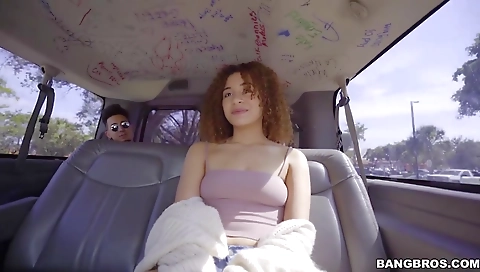 Blond tranny takes it in the ass