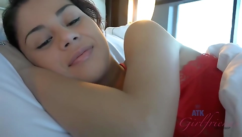 Sexy girl has the perfect in sexy lingerie