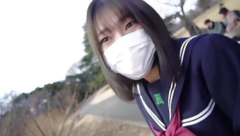 Sultry slutty girl shows off her feet