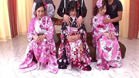 Mai and asian gets fucked by her sexyo